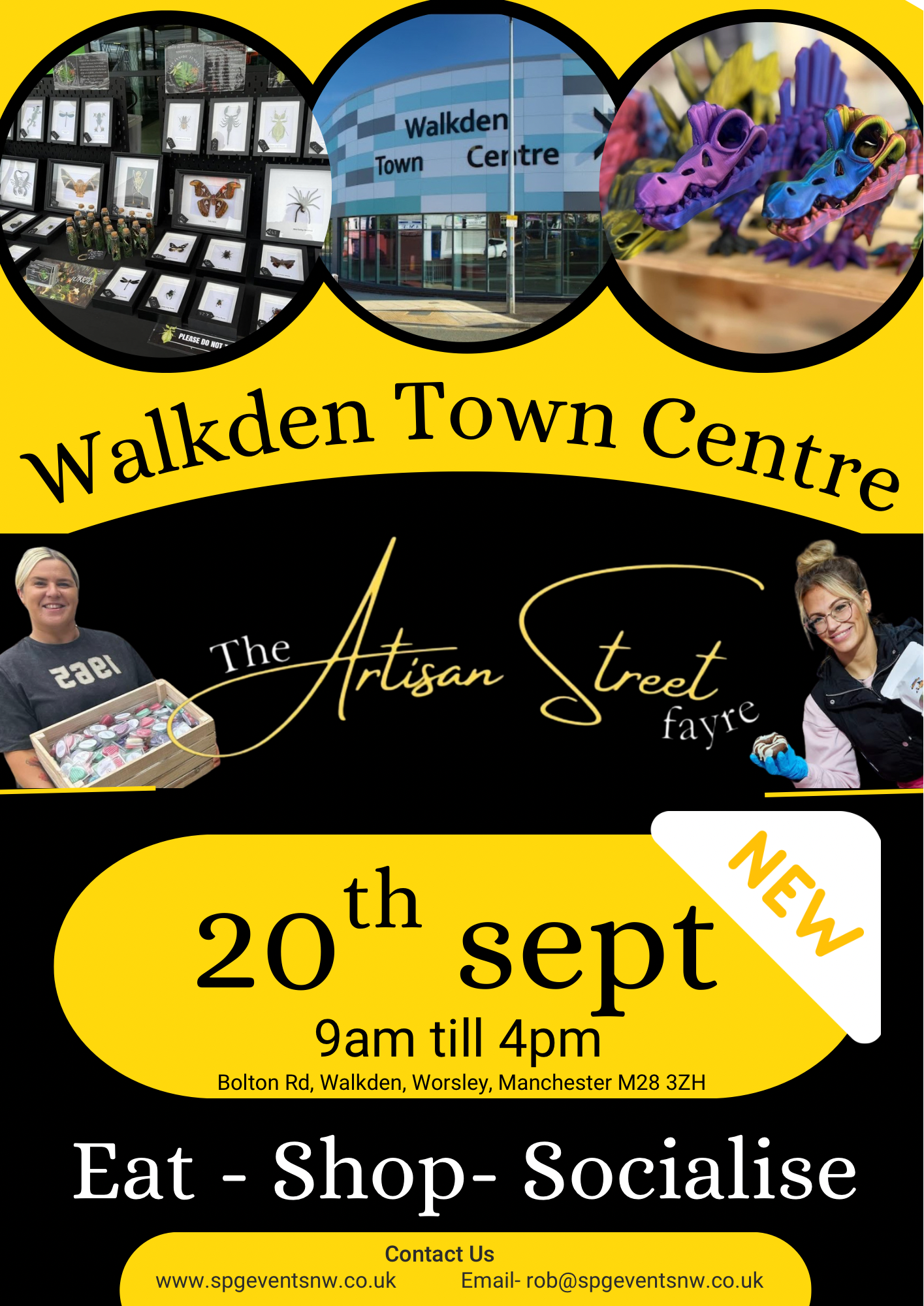 Walkden Town Centre - Artisan Street Fayre 2025