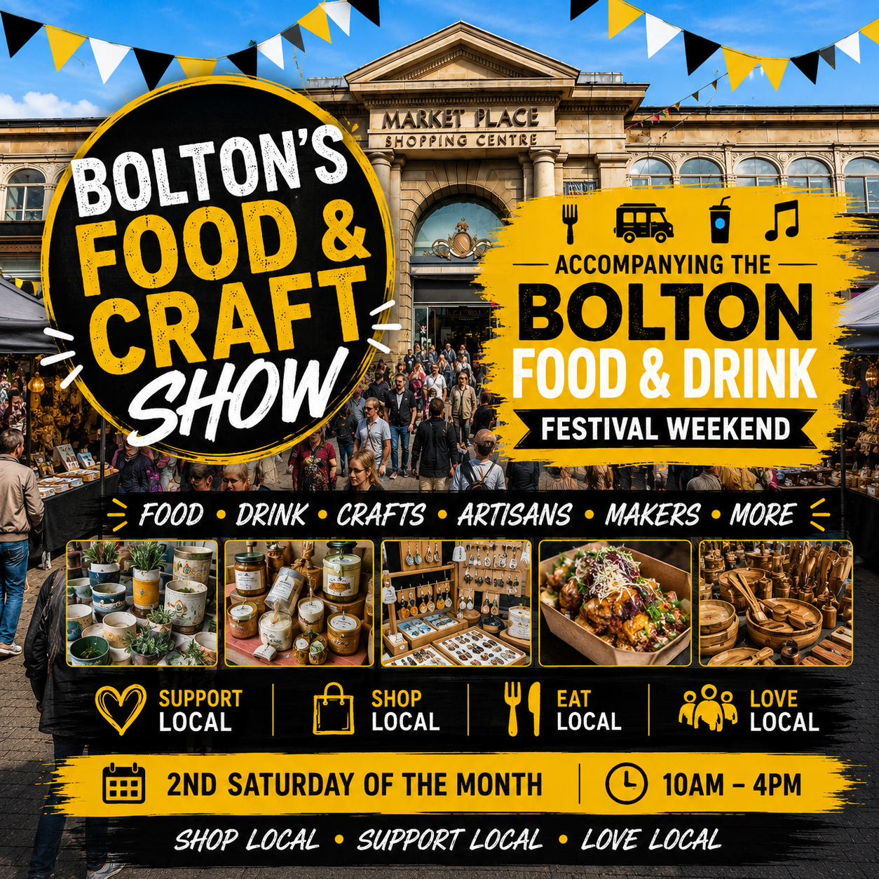 Food & Craft Festival 2026 @ Market Place Bolton